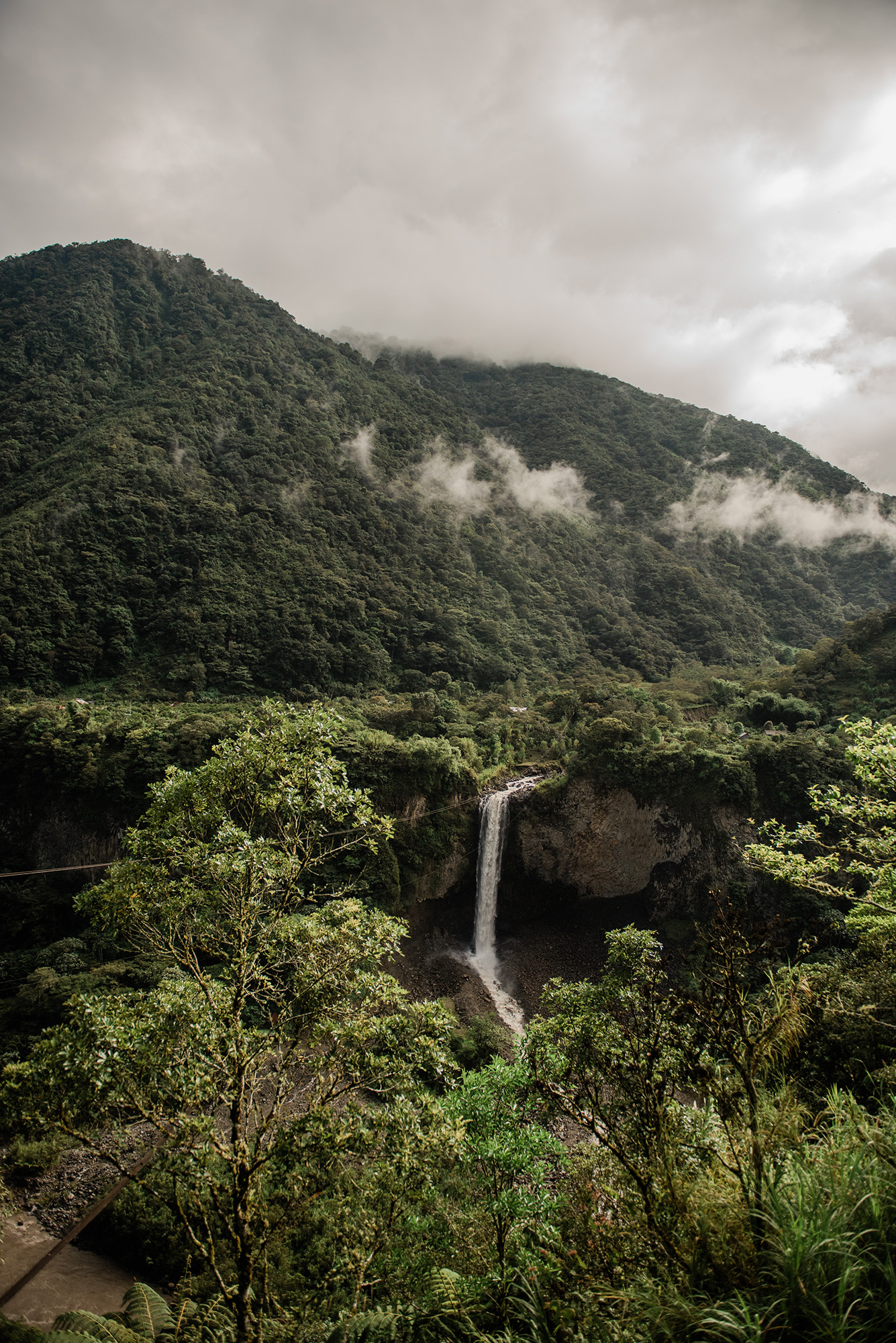 Baños, Ecuador waterfall