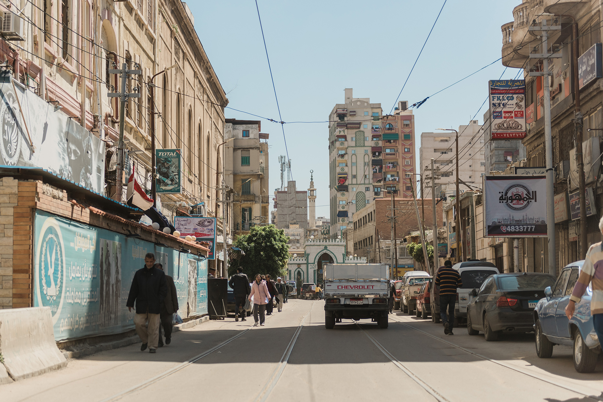 Street of Alexandria Egypt