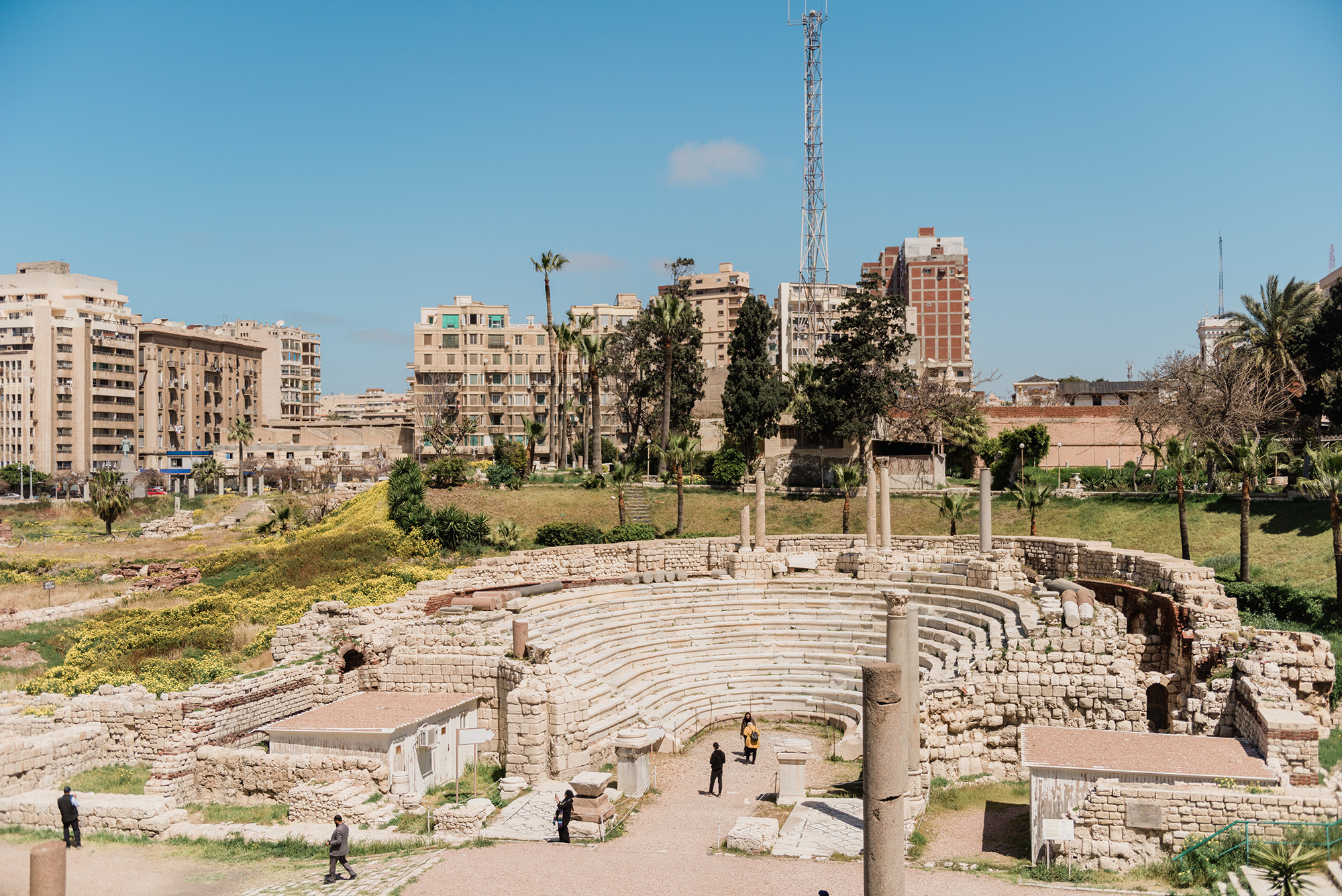 Roman Theater Alexandria Egypt