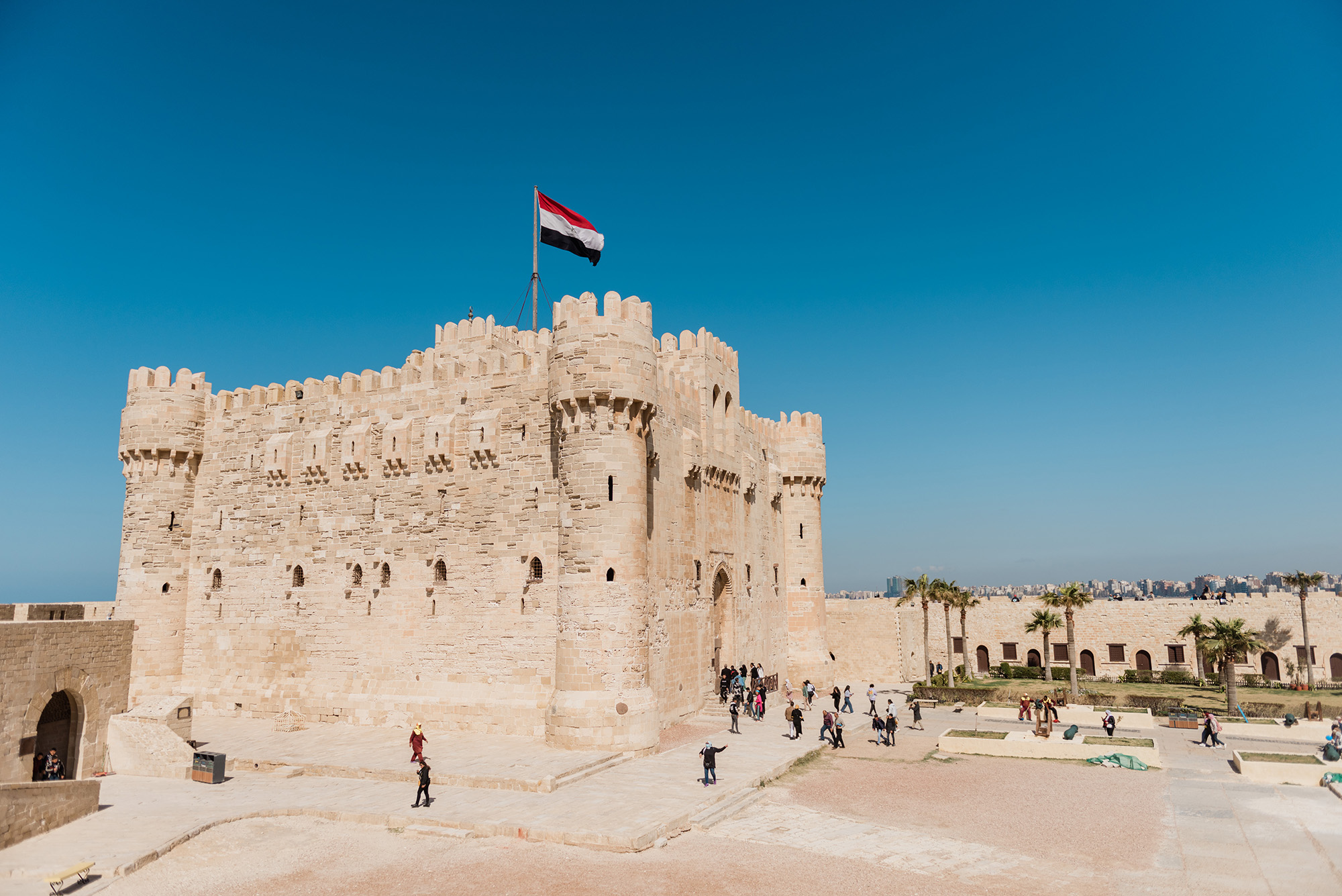 Qaitbay Citadel Alexandria Egypt